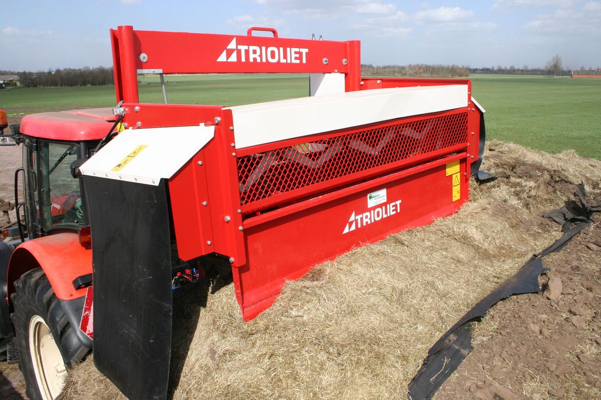 silage block discharger